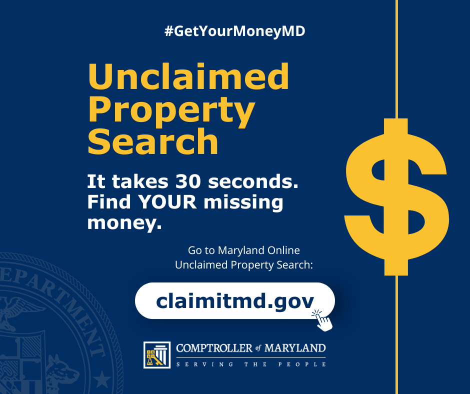 Unclaimed Property Search. It takes 30 seconds. Find your missing money.