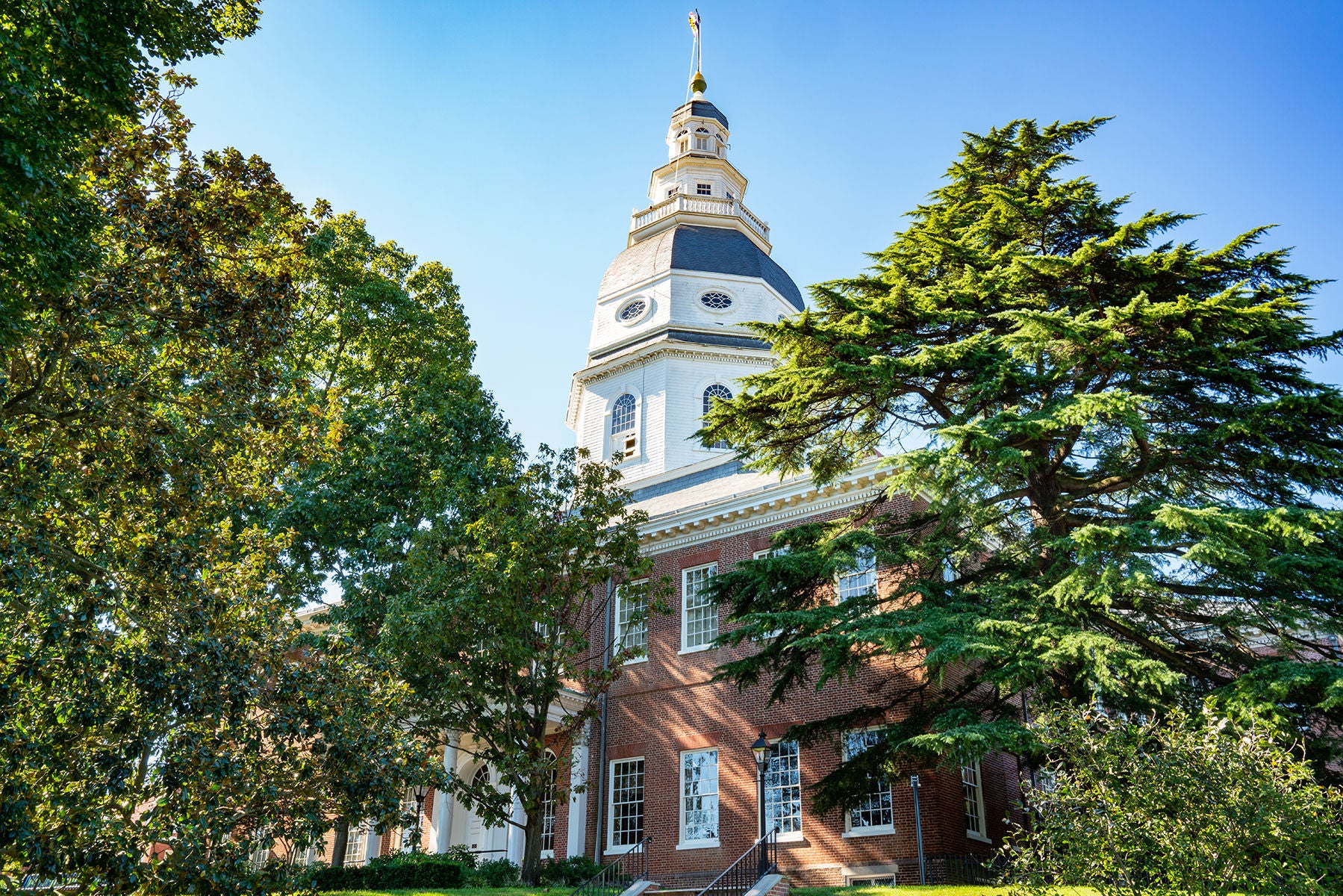 Maryland State Capitol Building in Annapolis, Maryland