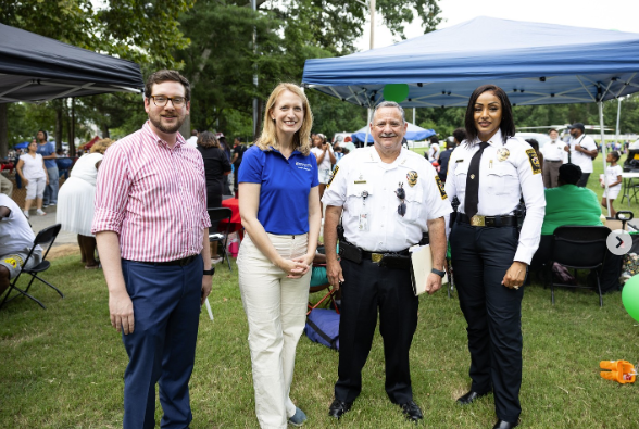 Comptroller Lierman at National Night Out in summer 2026